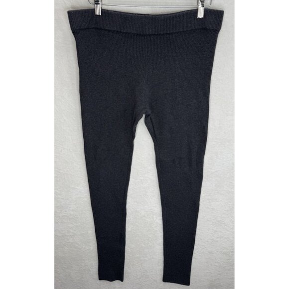 Lunya Women’s Cozy Cotton Silk Ribbed Legging In Restful Grey Heather Size XL - Picture 2 of 8